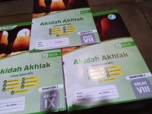 Distributor/Supplier/Penyedia/Jual Buku LKS MTs Akidah Akhlak Merk Tasbih Penerbit Media Karya Putra Semester 1
