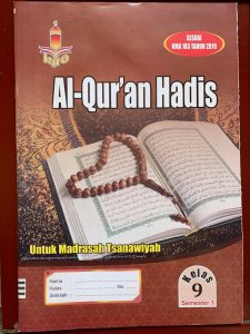 Distributor/Supplier/Penyedia/Jual Buku LKS MTs Merk Iqro Al-Qur’an Hadis Kelas 9 Semester 1