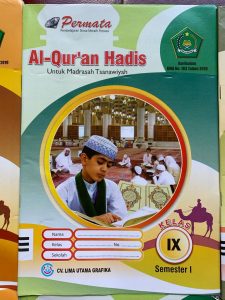 Distributor/Supplier/Penyedia/Agen/Jual LKS MTs Agama K13 KMA 183 Merk Permata Al-Qur’an Hadis Kelas 9 Semester 1