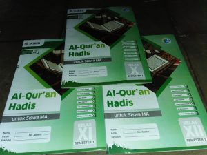 Distributor/Supplier/Penyedia/Jual Buku LKS MA Al-Qur’an Hadis Merk Tasbih Kelas 10, 11, 12 Penerbit Media Karya Putra Semester 1