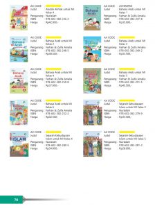 Distributor/Jual Pelajaran Madrasah Ibtidaiyah (MI)(Hlm 70)