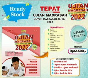 Distributor/Supplier/Agen/Jual Buku-Buku Ujian Madrasah untuk Madrasah Aliyah (MA) HOTS 2021/2022