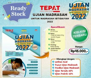 Distributor/Supplier/Agen/Jual Buku-Buku Ujian Madrasah untuk Madrasah Ibtidaiyah (MI) HOTS 2021/2022