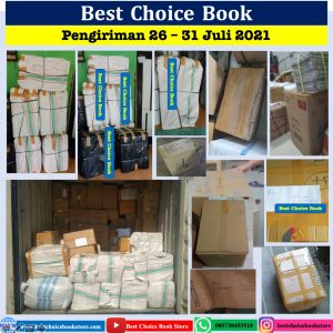 Pengiriman Buku LKS SD/MI, SMP/MTs, SMA/MA/SMK dan Buku Pelajaran Best Choice Book (26 – 31 Juli 2021)