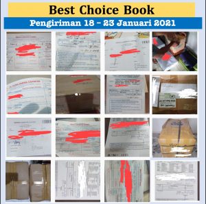 Pengiriman Buku LKS SD/MI, SMP/MTs, SMA/MA/SMK dan Buku Pelajaran Best Choice Book (18-23 Januari 2021)