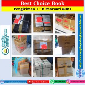 Pengiriman Buku LKS SD/MI, SMP/MTs, SMA/MA/SMK dan Buku Pelajaran Best Choice Book (1-6 Februari 2021)