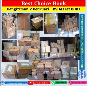 Pengiriman Buku LKS SD/MI, SMP/MTs, SMA/MA/SMK dan Buku Pelajaran Best Choice Book (7 Februari- 23 Maret 2021)