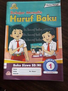 Distributor/Supplier/Agen/Jual Buku Belajar Menulis Huruf Baku Kelas 1