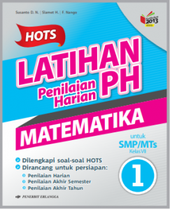 Distributor/Supplier/Penyedia/Agen/Jual Buku HOTS (LATIHAN PENILAIAN HARIAN MATEMATIKA) untuk SMP/MTs (WA 085730453518)