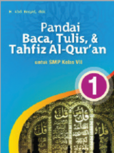 Distributor/Supplier/Penyedia/Agen/Jual Buku PBTQ (PANDAI BACA, TULIS, & TAHFIZ AL-QUR’AN) untuk SMP/MTs  (WA 085730453518)