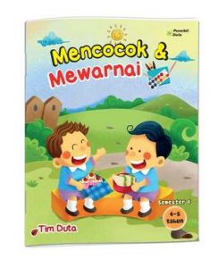 Distributor/Supplier/Agen/Jual Buku Seri Mencocok dan Mewarnai untuk 4-5 tahun Sem. 1 (WA 085730453518)