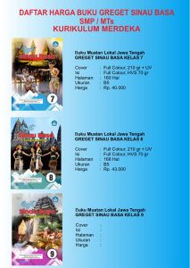 Distributor/Penyedia/Supplier/Agen/Jual Buku Bahasa Jawa Tengah Jenjang SD Kelas 7,8,9 (WA 085730453518)