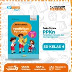 Distributor/Supplier/Penyedia/Agen/Jual Buku Kurikulum Merdeka SD Kelas 4 Mapel PPKN Penerbit JP BOOKS (Wa 085730453518)