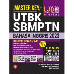 Distributor/Supplier/Penyedia/Agen/Jual BUKU THE MASTER KEY OF UTBK SBMPTN BAHASA INGGRIS 2023 (WA 085730453518)