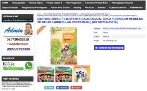 Buku Kurikulum Merdeka SD (WA 085730453518)