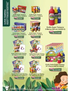 Distributor/Supplier/Penyedia/Jual Super Tempera | Paket Finger Painting 2022 [WA 085730453518]
