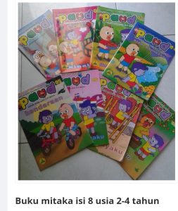 Distributor/Supplier/Penyedia/Agen/Jual Buku PAUD Merek Mitaka Penerbit Mutiara Ilmu 2023/2024 (Isi 8 Buku)