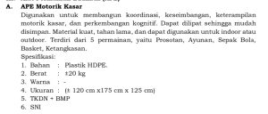 APE Motorik Kasar