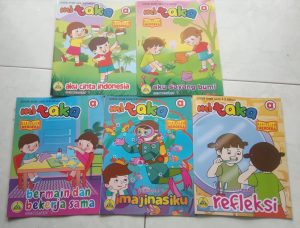 Distributor/Penyedia/Supplier/Jual Buku TK A Kurikulum Merdeka/Kurmer Merek Mitaka Penerbit Mutiara Ilmu 2023/2024 Semester 1 (1 Paket = 5 Buku) [WA 085730453518]
