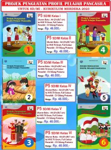 Distributor/Penyedia/Supplier/Agen/Jual Buku Project Penguatan Profil Pelajar Pancasila Kelas 1, 2, 3, 4, 5 dan 6 SD Penerbit CV GILANG PRATAMA (WA 085730453518)
