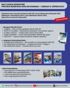 Penyedia Resmi Buku KMA 183 Kemenag – Lengkap & Terpercaya!