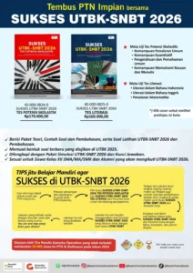 Strategi Sukses UTBK-SNBT 2026 Bersama Buku Panduan dari Best Choice Bookstore