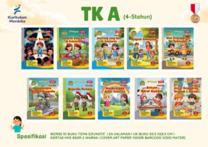 Buku TK A Kurikulum Merdeka – Medali Indonesia Jaya