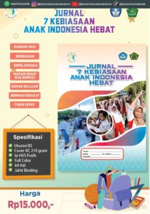 Produsen/Distributor/Supplier/Penyedia/Jual Jurnal 7 Kebiasaan Anak Indonesia Hebat Penerbit Merah Putih Perkasa