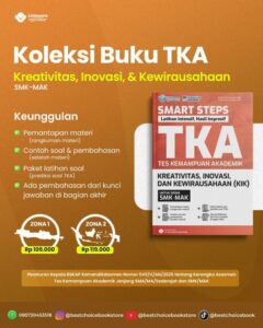 Distributor/Supplier/Penyedia/Jual Koleksi Buku TKA Kreativitas, Inovasi, & Kewirausahaan (KIK) SMK–MAK Liniswara
