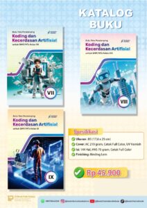 Distributor/Supplier/Penyedia/Jual Buku Teks Pendamping Koding dan Kecerdasan Artifisial untuk SMP/MTs Kelas VII, VIII, dan IX (Kurikulum Merdeka) – CV Merah Putih Perkasa