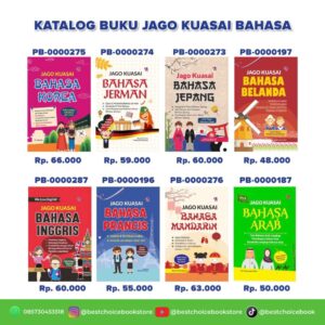 Produsen/Distributor/Supplier/Penyedia/Jual KATALOG BUKU JAGO KUASAI BAHASA – PENERBIT PUSTAKA BARU PRESS