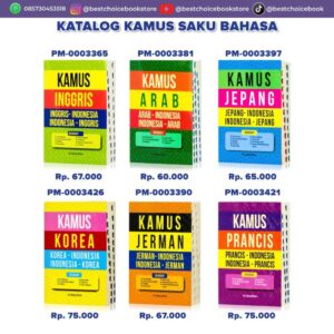 Produsen/Distributor/Supplier/Penyedia/Jual Kamus Saku Bahasa – Penerbit Pustaka Baru Press