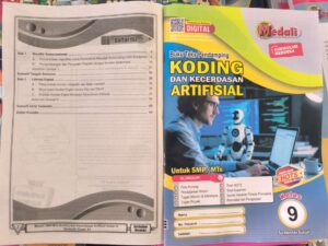 Buku Teks Pendamping Koding dan Kecerdasan Artifisial Medali Indonesia Jaya untuk SMP/MTs Kelas 9 Semester Gasal