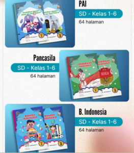 Produsen/Penyedia/Supplier/Distributor/Jual LKS B. Indonesia SD Kelas 1–6 Kurikulum Merdeka Merek Bupin Penerbit PT Margo Mitro Joyo Semester 2 Tahun 2025/2026