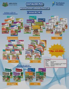 DATA SPESIFIKASI BUKU PAKET A KURIKULUM MERDEKA CV ARYA DUTA 2025