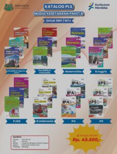 DATA SPESIFIKASI BUKU PAKET B KURIKULUM MERDEKA CV ARYA DUTA 2025
