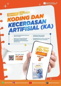 Distributor/Supplier/Penyedia/Jual KODING DAN KECERDASAN ARTIFISIAL (KA) UNTUK SD/MI KELAS 5 – BUKU RESMI PENERBIT MEDIATAMA