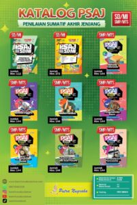 Distributor/Supplier/Penyedia/Jual Katalog PSAJ SD/MI dan SMP/MTs – Penilaian Sumatif Akhir Jenjang dari Penerbit Putra Nugraha