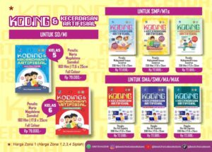 Distributor/Supplier/Penyedia/Jual Buku Koding & Kecerdasan Artifisial untuk SD/MI, SMP/MTs, dan SMA/SMK/MA/MAK – Pilihan Lengkap
