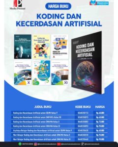Distributor/Supplier/Penyedia/Jual Buku Koding dan Kecerdasan Artifisial Non SK / Reguler – Media Prestasi & Masmedia