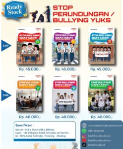 Distributor/Supplier/Penyedia/Jual Buku Stop Perundungan (Bullying) untuk SMP/MTs dan SMA/MA/SMK Gilang Pratama