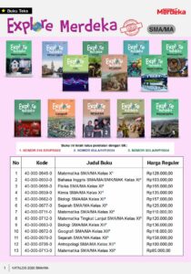 Penyedia/Supplier/Distributor/Agen/Jual Buku Explore Merdeka SMA/MA Penerbit Duta: Referensi Lengkap Pembelajaran Kurikulum Merdeka