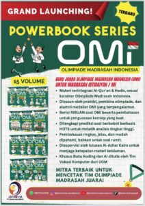 Distributor/Supplier/Penyedia/Jual GRAND LAUNCHING POWERBOOK SERIES OMI – Buku Juara Olimpiade Madrasah Indonesia untuk MI Terbitan JASMEDIA