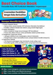 Best Choice Book: Distributor Buku HET Kurikulum Merdeka Terpercaya untuk SD, SMP, dan SMA