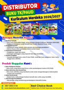 Distributor Buku TK/PAUD Kurikulum Merdeka 2026/2027 Terpercaya – Solusi Lengkap untuk Kebutuhan Pendidikan Anak Usia Dini