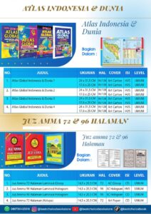 Penyedia/Supplier/Distributor/Agen/Jual Atlas Indonesia & Dunia serta Juz Amma Berkualitas untuk Kebutuhan Edukasi Sekolah dan Rumah