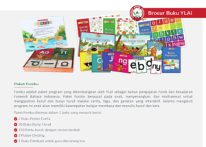 Penyedia/Supplier/Distributor/Agen/Jual Paket Foniku YLAI Terlengkap untuk TK dan SD – Solusi Belajar Membaca Anak yang Menyenangkan