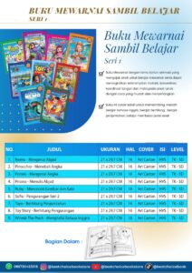 Penyedia/Supplier/Distributor/Agen/Jual Buku Mewarnai Sambil Belajar Seri 1: Solusi Edukatif dan Menyenangkan untuk Anak TK–SD
