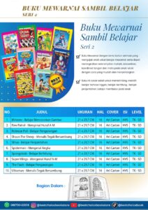 Penyedia/Supplier/Distributor/Agen/Jual Buku Mewarnai Sambil Belajar Seri 2: Solusi Edukatif dan Menyenangkan untuk Anak TK–SD